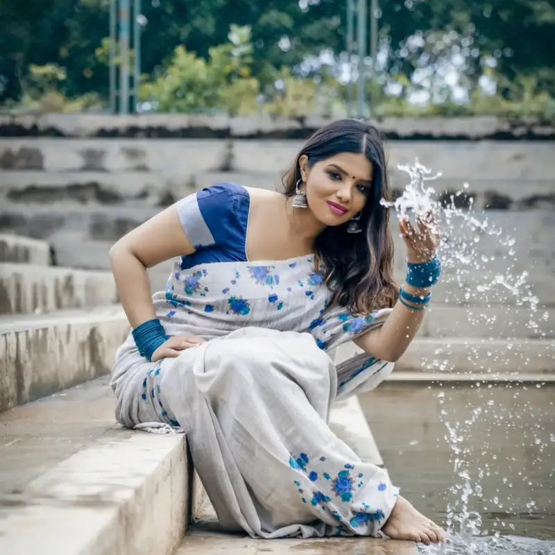 Insta Model Aria Sanara Nude Video Topless in Bathtub