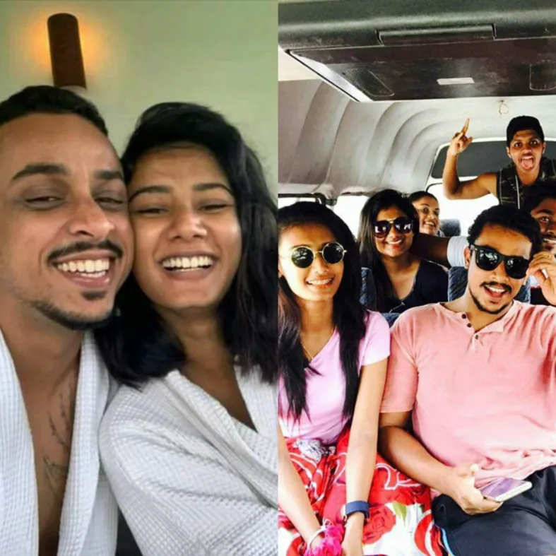 Couple Enjoying During College Trip