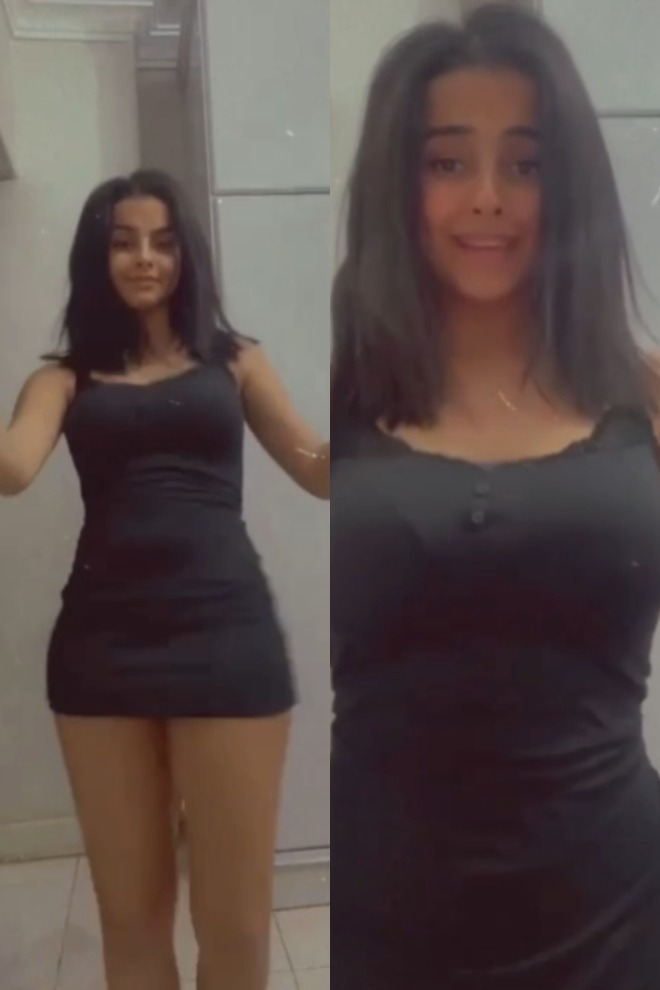 Sexy Figure Girl Showing Dancing Dive